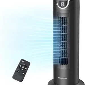 Ventilateur Tour Silencieux 25dB - DR.PREPARE DC Bladeless avec Télécommande