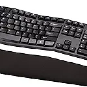 Clavier et Souris Ergonomiques Sans Fil Amazon Basics - Confort PC & Laptop