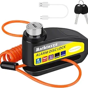 Antivol Moto Rechargeable 120dB - Alarme Frein à Disque Sécurisé