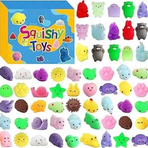 200 Jouets Mochi Squishy Kawaii - Fidget Toys Enfants Pas Cher Bulk