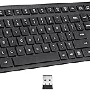 Clavier Sans Fil 2.4G - Clavier Externe Silencieux Complet 106 Touches USB