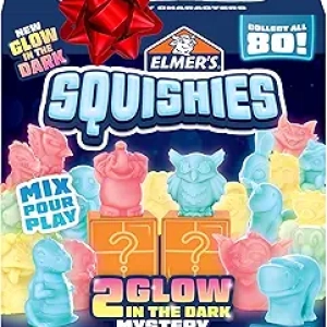 Kit DIY Squishies Phosphorescent Elmer's - 2 Personnages Mystères à Créer