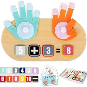Jouets Montessori Mathématiques pour Enfants 2-5 ans | Blocs Éducatifs Comptage