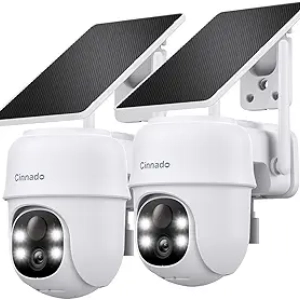 Caméra de Surveillance 2K WiFi Solaire 360° - Détection IA Humaine & Vision Nocturne