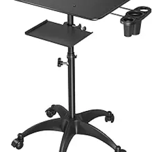 Chariot de Salon Esthétique Réglable en Hauteur - Trolley Aluminium avec Rangement
