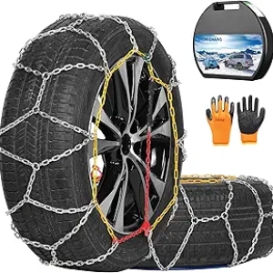 Chaînes à Neige KN130 - Acier Haute Résistance pour Voiture, 4x4 et SUV