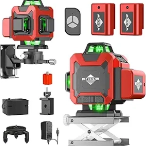 Niveau Laser 4D 16 Lignes WEIDDW - Outil Auto-Nivelant Professionnel