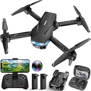 Drone Caméra 1080P FPV Pliable - Idéal Débutants et Enfants