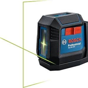 Laser de chantier Bosch GLL50-20G vert 50 ft autonivelant avec support magnétique
