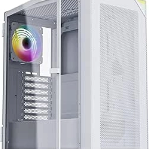 Boîtier PC Vetroo AL800 Mid Tower ATX - Verre Teinté & ARGB LED