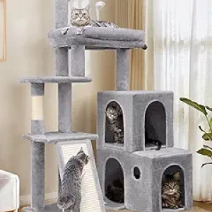 Tour pour Chat 50 Pouces - Arbre à Chat Géant pour Grands Chats avec Griffoir Sisal