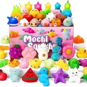 Lot 25 Mochi Squishy Toys Kawaii - Jouets Anti-Stress Enfants