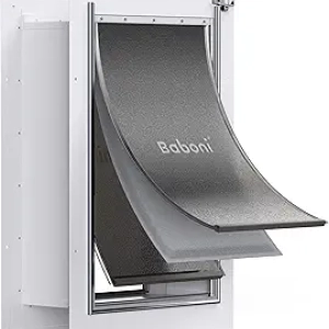 Chatière Chien Grande Taille - Porte 3 Volets Isolante 100 kg | Baboni
