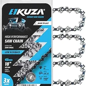 Chaîne de Tronçonneuse 18 Pouces 3/8" LP - Acier Allemand Durabilité