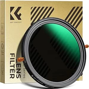 Filtre ND Variable 2-32 + CPL 58mm K&F CONCEPT - Polarisant Waterproof