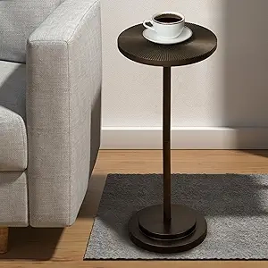 Table d'appoint Drink Martini - Style Moderne avec Plateau Gravé