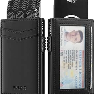 Portefeuille Homme Cuir Premium RFID avec Porte-Cartes Magnétique