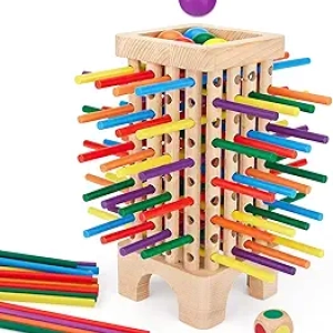 Jeu Montessori en Bois - Jeu de Société Éducatif pour Enfants 3-6 ans