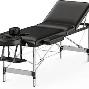 Table de Massage Professionnelle Pliante 84" - Lit Esthétique Aluminium Ajustable