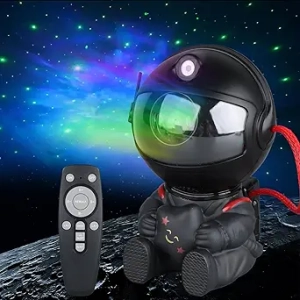 Projecteur d'Étoiles Astronaute - Veilleuse Galaxy 8 Modes avec Télécommande