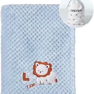 Couverture bébé polaire douce 30''x40'' - Cadeau naissance garçon fille