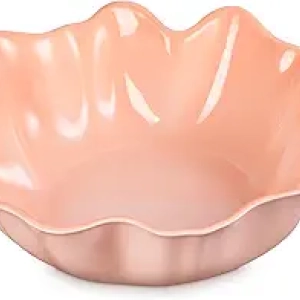 Le Creuset Saladier Iris 38cm Pêche - Grès Premium Résistant