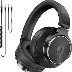 Casque Studio DJ 50mm - Monitoring Professionnel Filaire avec Jack 1/4 et 3.5mm