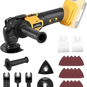 Outil Oscillant Sans Fil Brushless 20V DeWalt - Kit 23 Pièces Multi-Usage