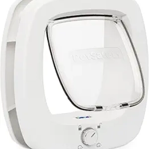 Chatière PetSafe Big Cat - Porte pour Chat 25 kg avec Serrure 4 Positions