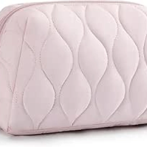 Trousse de Maquillage BAGSMART Rose - Organisateur Cosmétique Voyage Femme