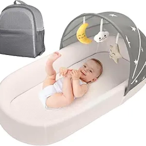Berceau Portable Bébé - Lit de Voyage Pliable et Léger pour Nouveau-né