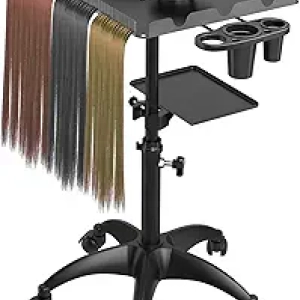 Chariot de Salon Coiffure Mobile ZHOOGE - Trolley Professionnel avec Rangement