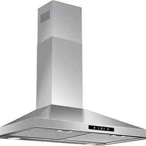 Hotte aspirante 75 cm inox 450 CFM - Silencieuse et convertible