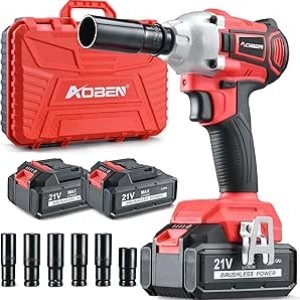 Clé à Chocs AOBEN 21V 300Nm - Moteur Brushless + 2 Batteries 4.0Ah