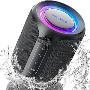 Enceinte Bluetooth Portable 15W IP67 - Waterproof, Stéréo TWS et Lumières LED
