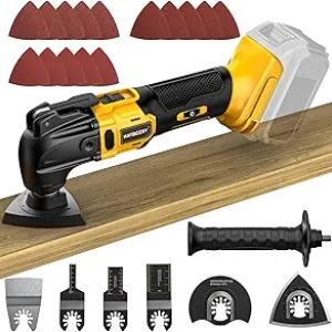 Outil Multifonction Oscillant 20V Compatible DeWalt - Moteur Sans Balais 21000 OPM