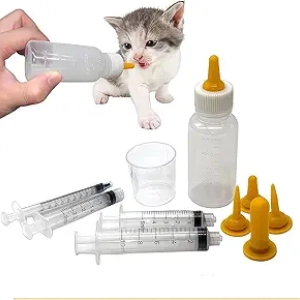 Distributeur de Médicaments pour Chats et Chiens - Tétine Silicone Réutilisable 10ml & 50ml