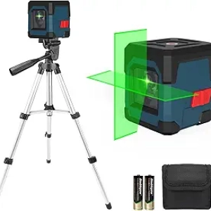 Niveau Laser Croix RockSeed Auto-Nivelant 360° + Trépied 27 Pouces
