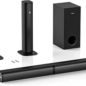 Barre de Son 2.1 Détachable Wohome avec Caisson de Basses - Système Home Cinéma
