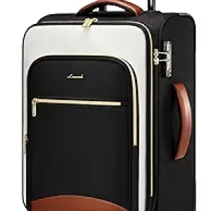 Valise Cabine LOVEVOOK 20 Pouces Approuvée Compagnies Aériennes | Trolley Léger avec Serrure TSA