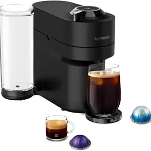 Nespresso Vertuo Pop+ Cafetière Espresso Compacte Noire Mat - De'Longhi