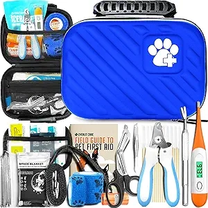 Trousse de Premiers Secours pour Animaux Domestiques EVERLIT - 95 Pièces Approuvée par Vétérinaire