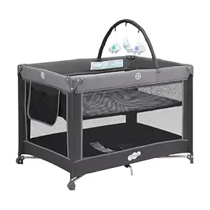 Parc Bébé Portable Pamo Babe - Lit de Voyage Pliable pour Nourrisson