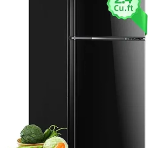 Mini Frigo 2.4 Cu.Ft avec Congélateur - Réfrigérateur Compact Silencieux pour Studio et Chambre