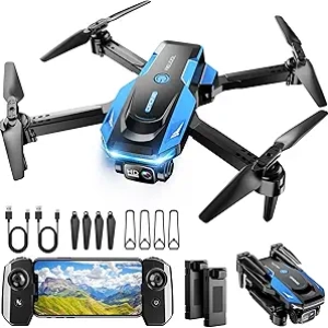Drone Pliable 1080P avec Caméra HD - Quadcopter Télécommandé pour Enfants et Débutants