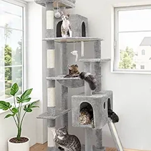 Arbre à Chat 70 Pouces Globlazer - Tour Géante avec Griffoir et Hamac