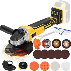 Meuleuse d'angle sans fil 20V DeWalt - 4,5" avec batterie compatible