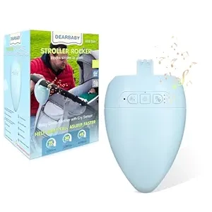 Berceau Électrique Poussette Rechargeable - 11 Sons Apaisants & Capteur Pleurs