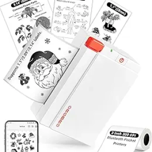 Imprimante à Stickers ORGBRO X3 - Portable Thermique 300 DPI Bluetooth