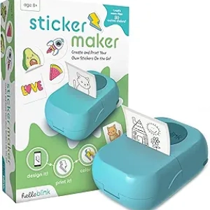 Imprimante à Stickers Portable Hello Blink - Mini Printer Bluetooth pour Enfants